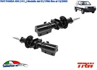 2 Vordere StoßDäMpfer TRW Passend FüR Fiat Panda 141 4X4 01/1986-> OE