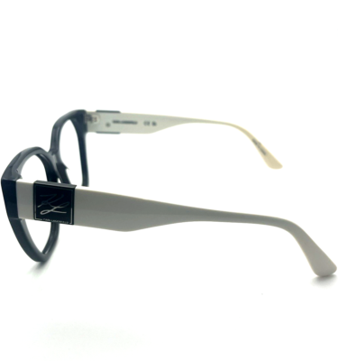 KARL LAGERFLD AK 6053 WHITE/BLACK EYEGLASSES SUNGLASSES  display picture 2