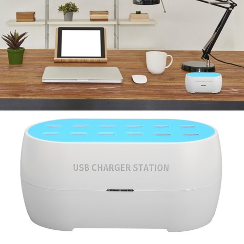 120W 12 Port USB Charging Station Portable Heat Resistant USB Hub Charger 10 EOM - Photo 5 sur 18