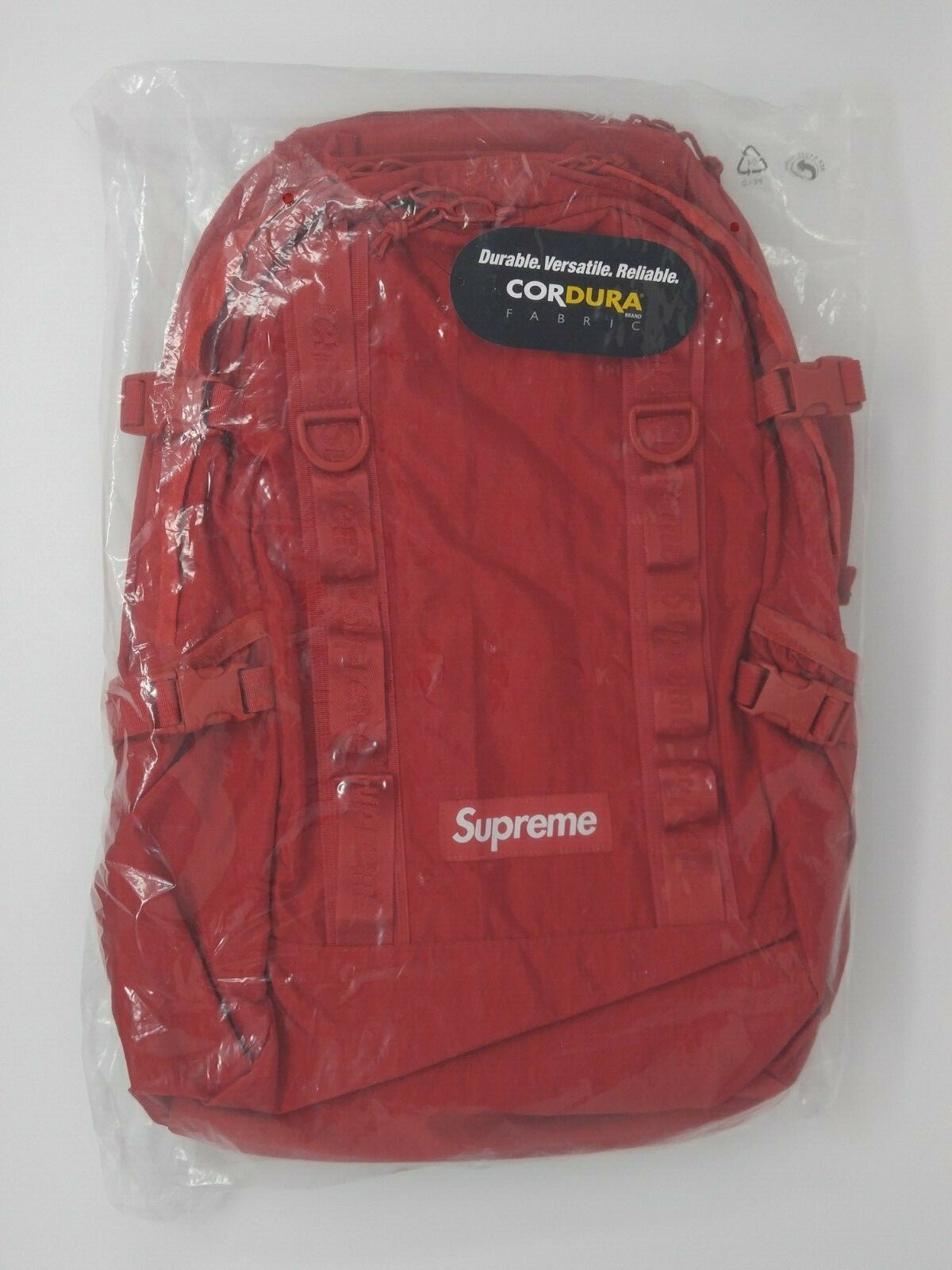 red supreme back pack