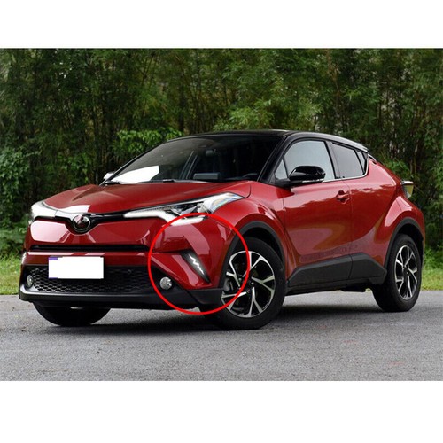 LED Fog Lamp Daytime Running Light Lightning Style For Toyota C-HR CHR 2018-2019 - Picture 5 of 7