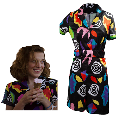 Stranger Things Elevens Romper Pattern T-shirt by cosponc #Aff ,  #AFFILIATE, #Romper, …