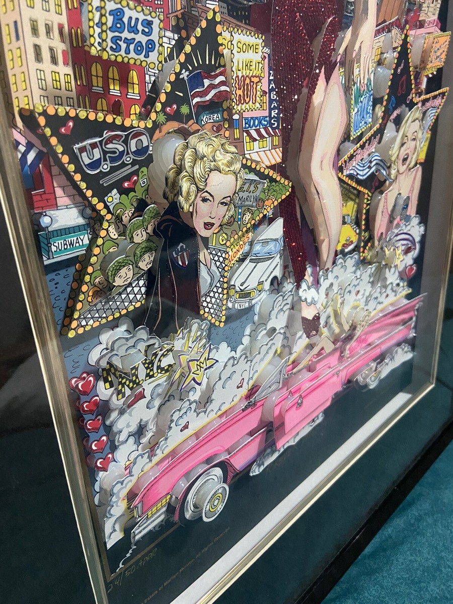Charles Fazzino “ Forever Marilyn “ 24/50 APPR Premiere Museum