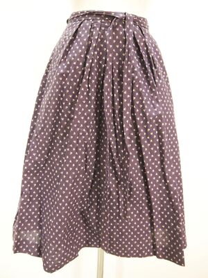 Hammerschmid lila Baumwolle mit Blumen fesch süßer Damen Trachtenrock Gr.36