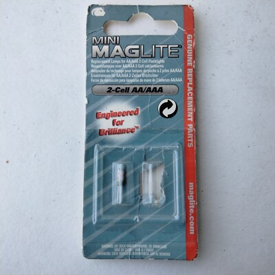 Mini Maglite Replacement Bulb For Two Cell AA Or AAA Flashlights One Piece