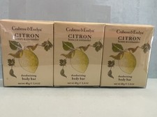 Lot 3 Crabtree Evelyn Citron Honey Coriander Travel Guest Size Bars