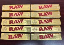 RAW Classic Ethereal King Size Slim Rolling Papers -10 PACKS