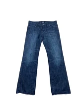 Rock & Republic Jeans Mens 34 X 33 Taylor Bootcut Button Fly Flap Pocket Denim