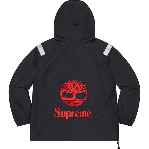 Supreme 21SS Timberland Reflective Taping Anorak Black Size S in Hand - Picture 4 of 6