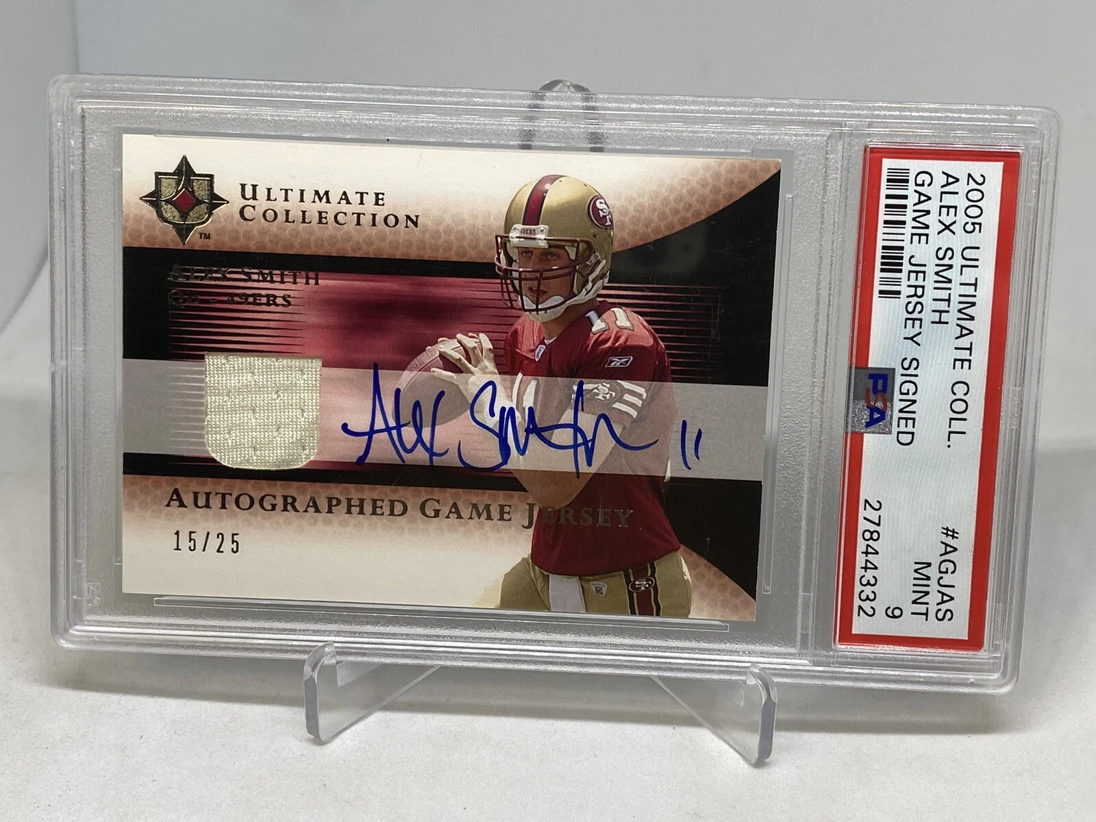 Alex Smith Ultimate Collection Game Jersey Signed #AGJAS Game Jersey Signed