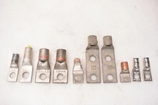 Compression Lug Assortment - BURNDY, Bendix, ILSCO, T&B, Penn Union - Lot of 10