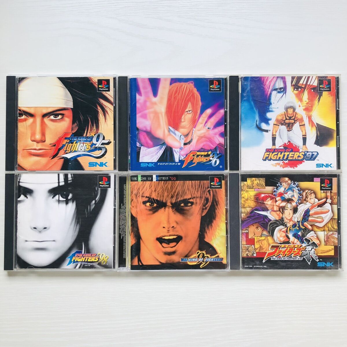PS1 The King of Fighters 95 96 97 98 99 KYO set of 6 games PS1 The King of Fighters 95 96 97 98 99 KYO set of 6 games