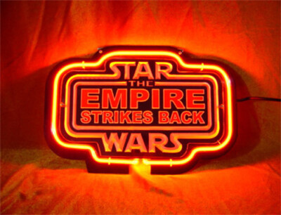 14'' Star Wars Empire Strikes Back 3D Carved Neon Sign Beer Man Cave Light Lamp