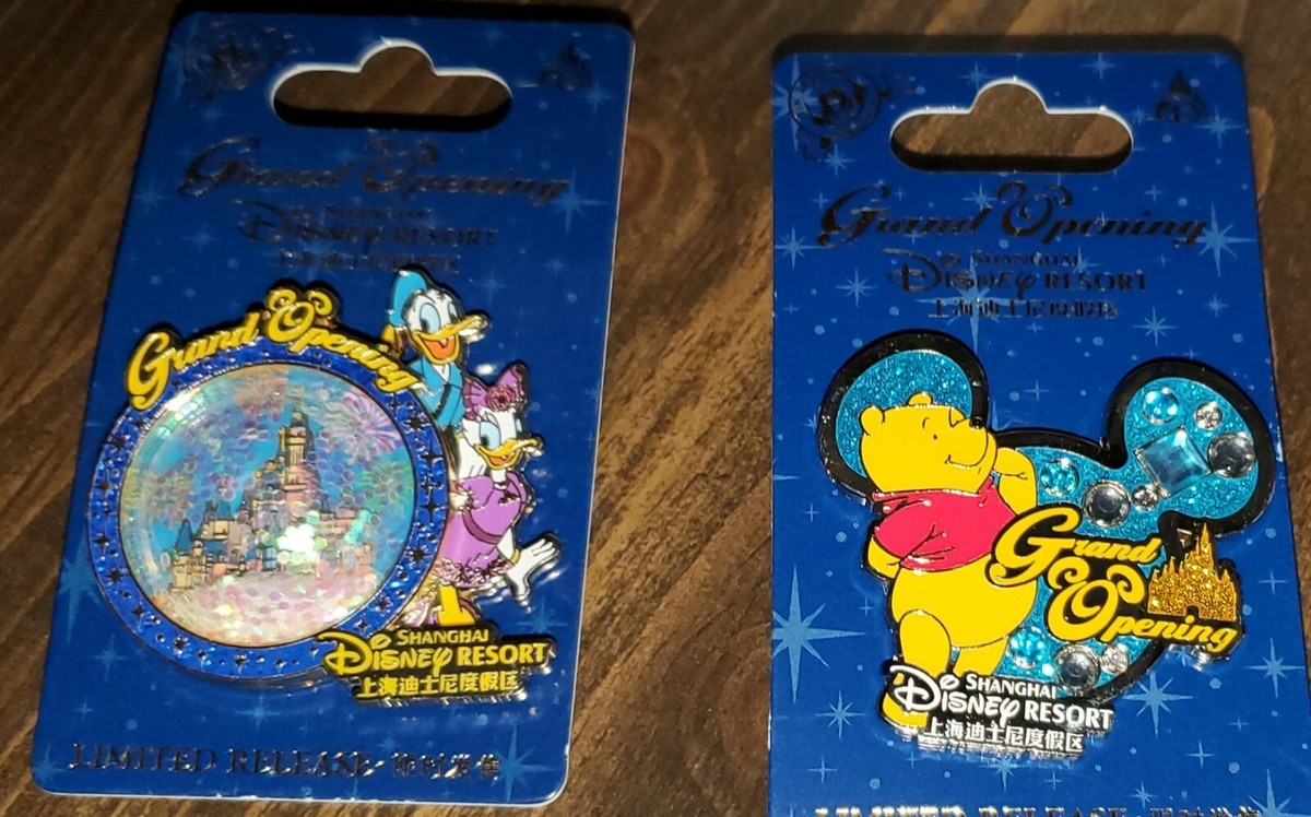Disney Pins Shanghai Grand Opening pins Lot Of 8 New On