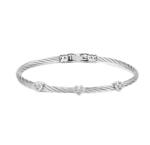 925 Silver Twisted Bangle Bracelet | eBay