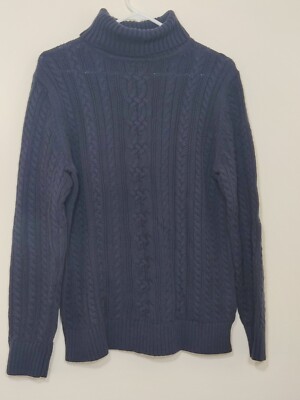 Amazon Essentials Women's Fisherman Cable Turtleneck Sweater (Medium)