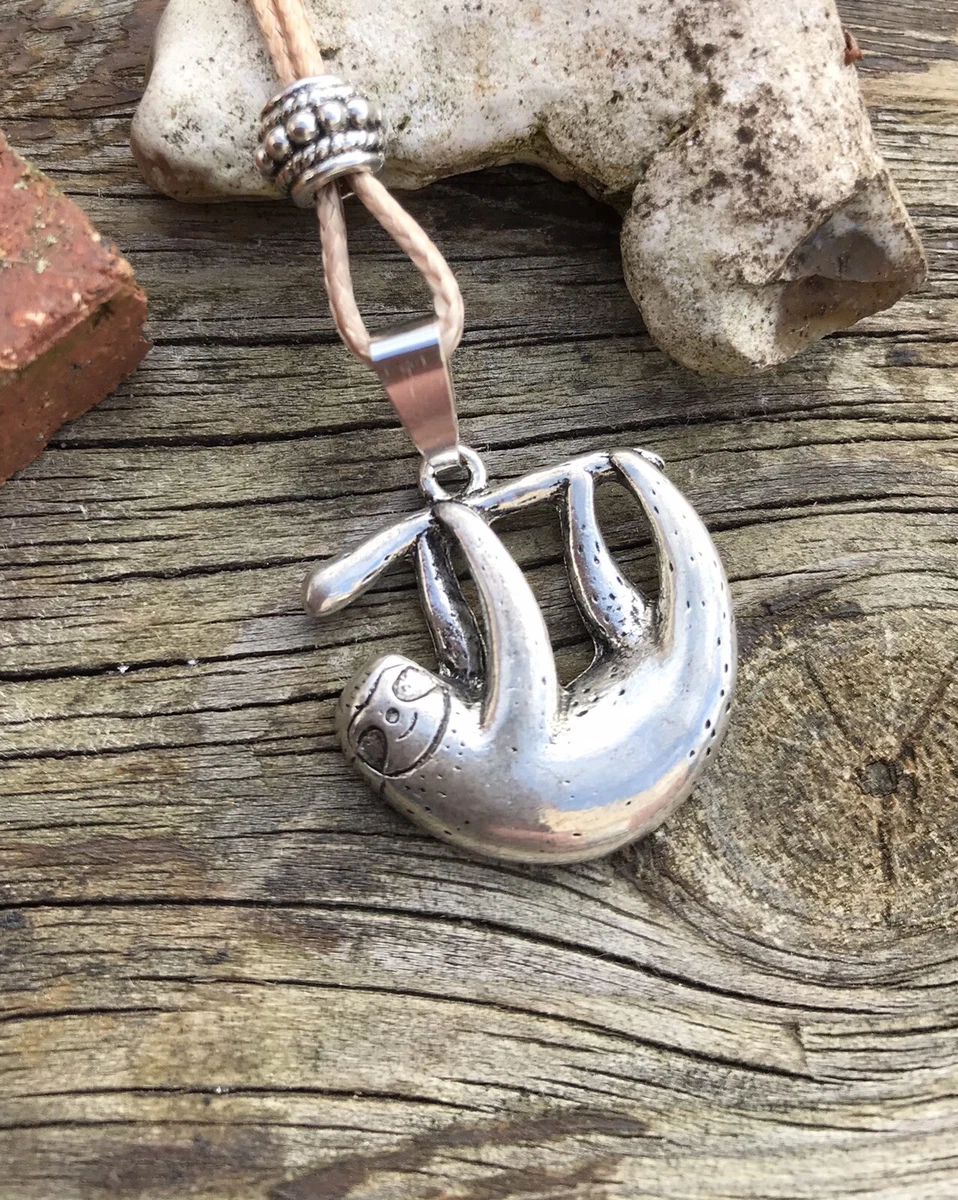 Sloth pendant hotsell necklace