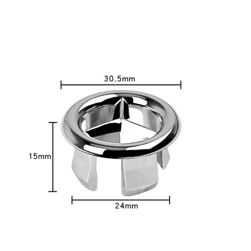Overflow Ring Column Basin Inter-Platform Overflow Port Ring 2PC Wash Basin - Picture 14 of 33