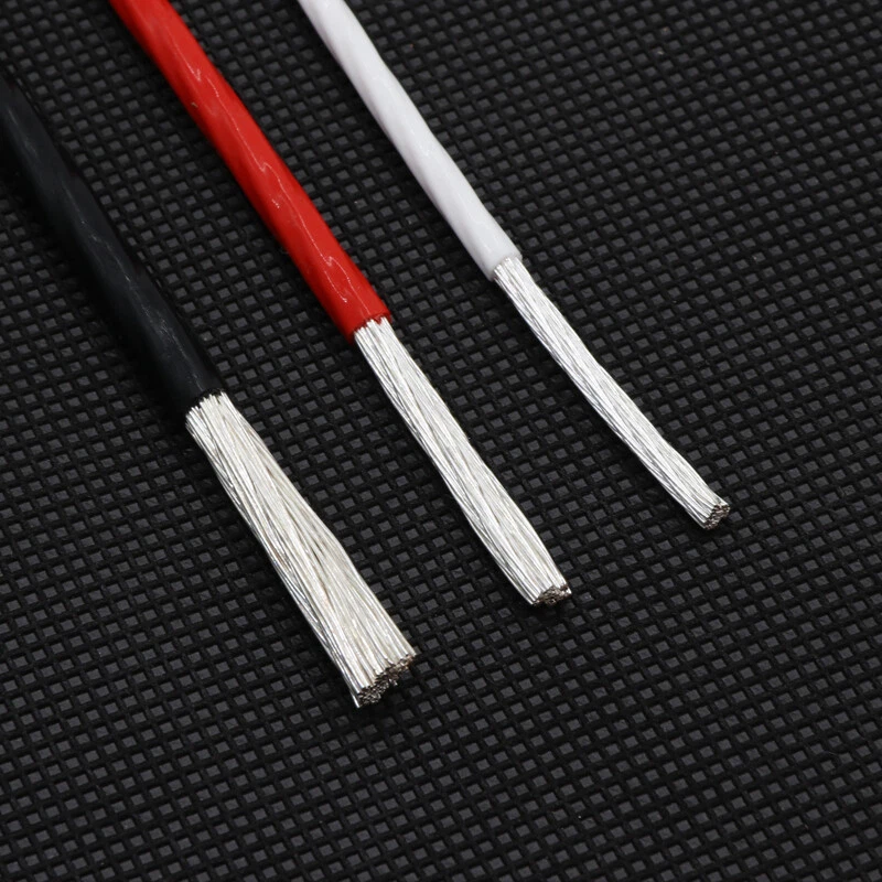 PTFE Silver Plated Wire High Purity OFC Copper Cable DIY HiFi Audio Speaker - Image 2 of 4