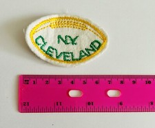 Vintage NFL Cleveland Browns   New York Patch Sew-On Football