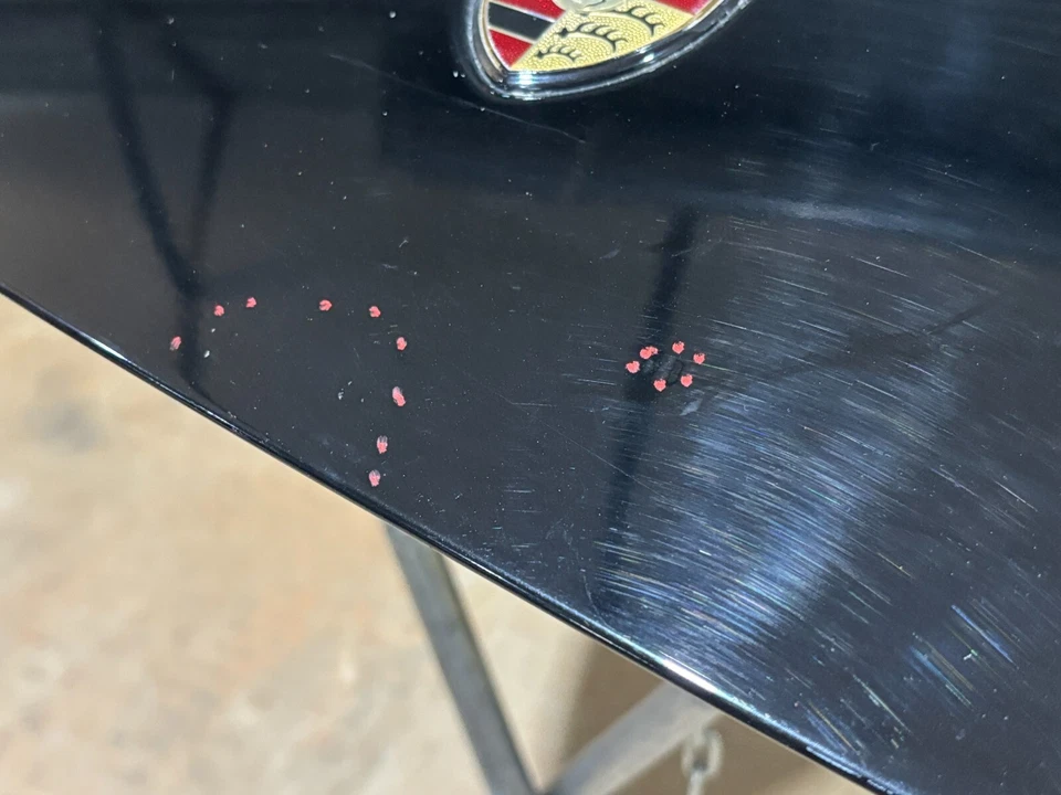 2011-2014 Porsche Cayenne Front Hood Bonnet Shell Cover Panel Black PO34 OEM Foto 4 de 4