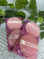 essence Live Life In Coral Powder Puff Duo 2 Packungen mit je 2 Puderquasten neu