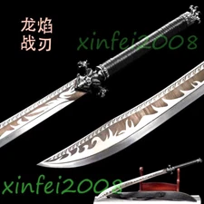 41" Broadsword Wushu Sword Chinese Qing Dynasty Edged Manganese Steel Blade Dao