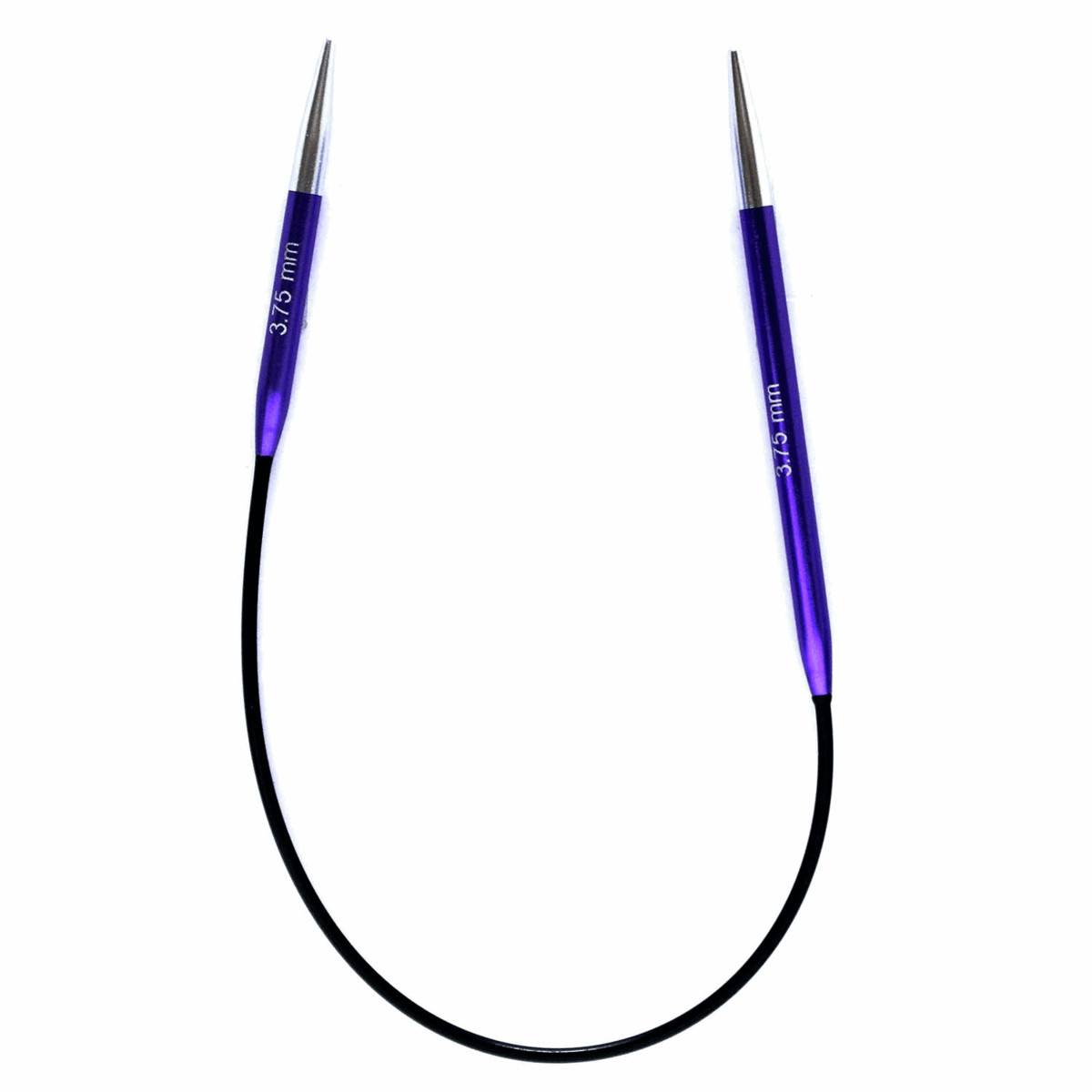 Knitpro Unisex Multicolor Zing F/Circ 25X3.75 - Zing: Knitting Pins: Circular: Fixed: 25Cm X 3.75Mm - Image 2