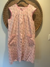 Vintage Silin Pink Floral Housecoat