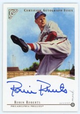 2003 Topps Gallery HOF ROBIN ROBERTS Philadelphia Phillies AUTO (2)