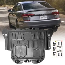 For VW Passat 2020-2022 Engine Splash Shield Chassis Armor Under Guards Black