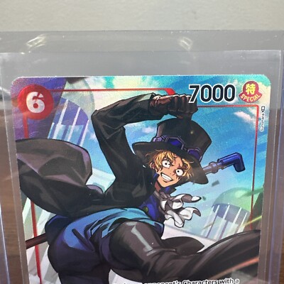 One Piece - OP05-07 - 6C Sabo SR Alt Art | eBay
