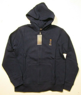 blue polo zip up jacket