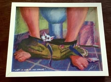 Vitg Framed Signed Print -Jeff Leedy - Next In Line To The Throne