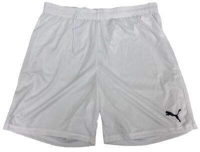 Puma Shorts Size XL Team Final 21 Knit Shorts 8” Mens White
