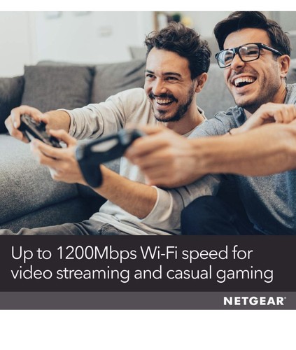 Netgear AC1200 Kabel WiFi Modem Router-Open Box - Zdjęcie 5 z 10
