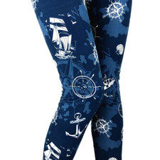 Tariff Free Women  s Leggings, Sailboat Leggings   Soft, Stretchy  Comfortable