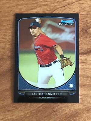 2013 Bowman Chrome Mini #38 Ian Hagenmiller Black Refractors #/25