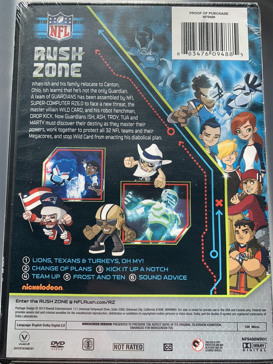 NFL Rush Zone: Season of the Guardians Vol. 1 DVD NEW! Sealed