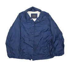 Vintage Outbrook Coach Jacket Blue Nylon 90s Womens L