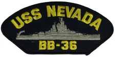 USS NEVADA BB-36 PATCH USN NAVY SHIP BATTLESHIP CHEER UP ABLE BIKINI ATOLL
