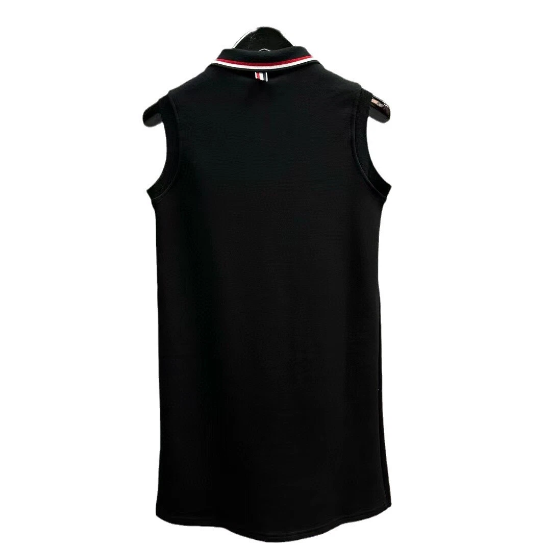 Abito canotta smanicata Thom Browne estivo monopetto doppia tasca