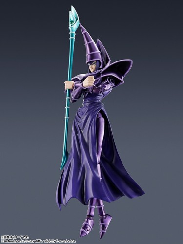 BANDAI S.H.MONSTERARTS YO-GI-OH! DUEL MONSTERS DARK MAGICIAN ACTION FIGURE - Picture 7 of 9