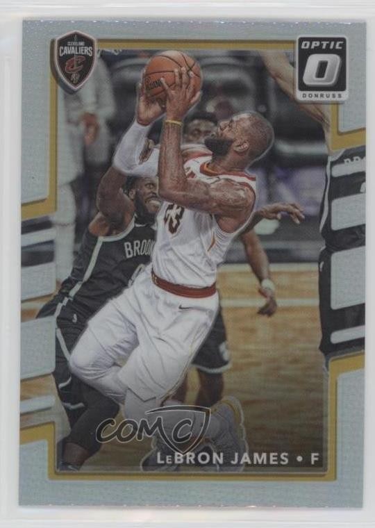 2017-18 Panini Donruss Optic Holo Prizm LeBron James #27 m9g