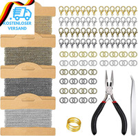 Schmuck Basteln Set, Schmuckherstellung Kit Schmuck Basteln ZubehöR Schmuck Mach