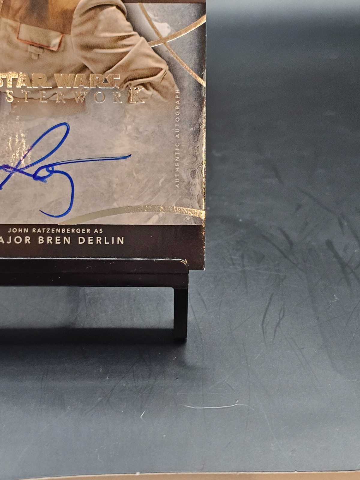 2024 Topps Star Wars Masterwork John Ratzenberger Major Bren Derlin Auto #A-JR view 3