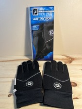  1 Pair FootJoy WinterSof Women  s Golf Gloves Size Large Black New