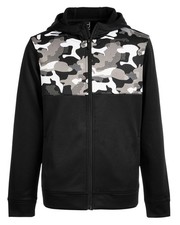 Ideology Big Kid Boys Camo Print Zip Up Hoodie Size S