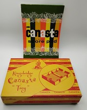 Vintage Kingsbridge Canasta "Trey" 1951 Canasta Score Card Booklet By Whitman