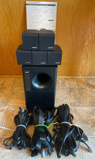 Bose Acoustimass 600 Home Theater Speaker System: Subwoofer, 5 Cubes, Cables